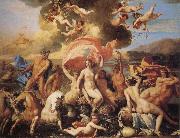 POUSSIN, Nicolas Triumph of Neptune and Amphitrite Sweden oil painting reproduction